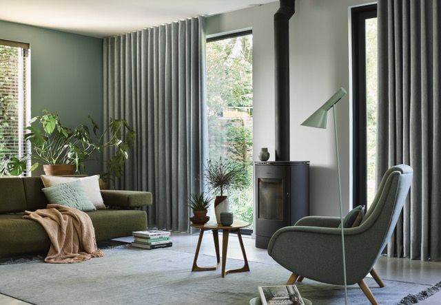 Gordijnen met waveplooi